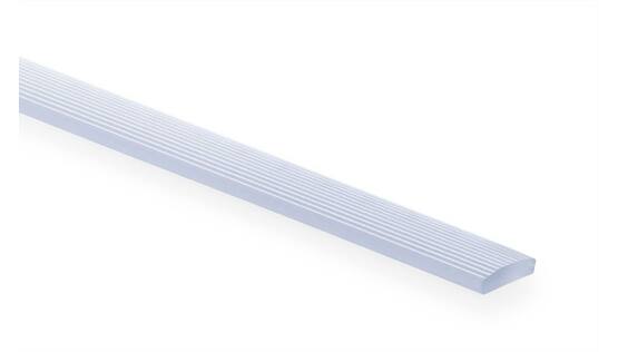 PVC Strip Flat with Ridge, 14x3 mm
Transparent Blue, 200 m/spool - shore 73